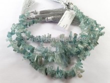 Blue Tourmaline Rough Chips Beads