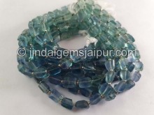 Bluish Green Fluorite Faceted Nugget Beads -- FLRT45 Bluish Green Fluorite Faceted Nugget Beads -- FLRT45