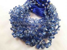 Kyanite Smooth Pear Beads -- KNT25