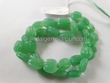 Chrysoprase Carved Nugget Beads  -- CRPA68