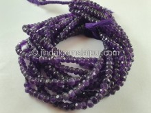Amethyst Faceted Roundelle Beads -- AMTA108