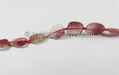 Watermelon Tourmaline Slices Shape Beads Watermelon Tourmaline Slices Shape Beads