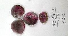 Watermelon Tourmaline Smooth Slices