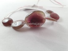Watermelon Tourmaline Smooth Slices -- TOWT67 Watermelon Tourmaline Smooth Slices -- TOWT67