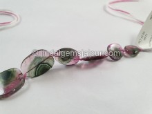 Watermelon Tourmaline Smooth Slices Beads -- TOWT102