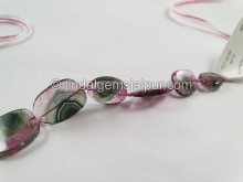 Watermelon Tourmaline Smooth Slices Beads -- TOWT102 Watermelon Tourmaline Smooth Slices Beads -- TOWT102
