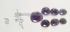 Iolite Sunstone Rose Cut Slices