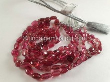 Rubellite Smooth Nuggets Beads