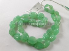 Chrysoprase Carved Nugget Beads  -- CRPA66