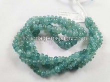 Paraiba Grandidierite Smooth Roundelle Beads -- GRDRT64 Paraiba Grandidierite Smooth Roundelle Beads -- GRDRT64