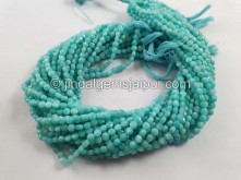 Amazonite Faceted Coin Beads