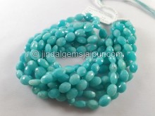 Amazonite Peru Faceted Oval Beads