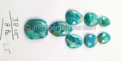 Blue Opalina Rose Cut Slices -- DEANBLOP46 Blue Opalina Rose Cut Slices -- DEANBLOP46