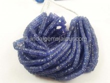 Tanzanite Faceted Tyre Beads