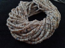 Australian Opal Smooth Tyre Beads --  ASOPL22