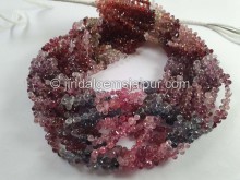 Multi Spinel Faceted Drops Beads -- MSPA35