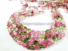 Tourmaline Smooth Oval Nugget Beads -- TURA505 Tourmaline Smooth Oval Nugget Beads -- TURA505