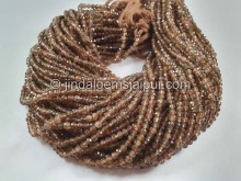 Andalusite Faceted Round Beads