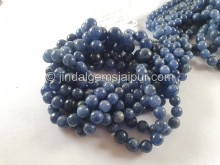 Blue Sapphire Smooth Round Balls Beads -- SPPH167 Blue Sapphire Smooth Round Balls Beads -- SPPH167