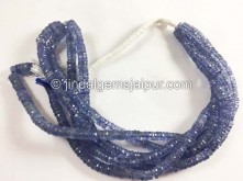 Tanzanite Faceted Tyre Beads