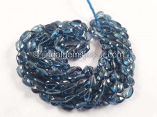 London Blue Topaz Faceted Pear Beads -- LBT95
