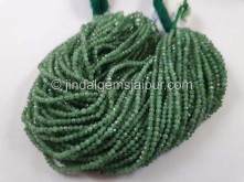 Emerald Micro Cut Round Beads