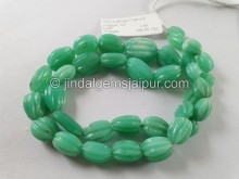 Chrysoprase Carved Nugget Beads  -- CRPA65