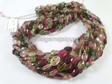 Tourmaline Faceted Oval Beads