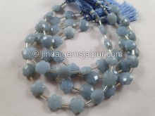 Blue opal Faceted Flower Beads -- BLOP9
