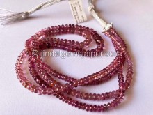 Baby Pink Tourmaline Smooth Roundelle Shape Beads Baby Pink Tourmaline Smooth Roundelle Shape Beads
