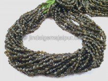 Chrysoberyl Faceted Coin Beads