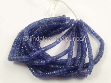 Tanzanite Faceted Tyre Beads