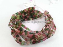 Tourmaline Step Cut Pipe Beads -- TURA530 Tourmaline Step Cut Pipe Beads -- TURA530