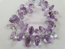 Pink Amethyst Dew Drops Beads