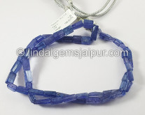 Tanzanite Step Cut Pipe Shape Beads