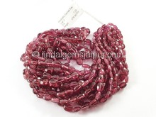 Rhodolite Garnet Faceted Oval Shape Beads