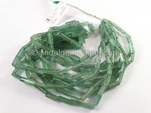 Green Tourmaline Faceted Pipe Beads Green Tourmaline Faceted Pipe Beads
