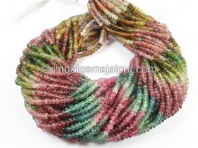 Tourmaline Smooth Roundelle Small Beads -- TURA543 Tourmaline Smooth Roundelle Small Beads -- TURA543