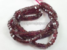 Rhodolite Garnet Far Step Cut Roundelle Beads