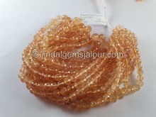 Imperial Topaz Faceted Round Ball Beads -- IMTP36