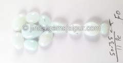 Peru Blue Opal Smooth Cabochons