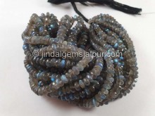 Labradorite Faceted Rondelle Beads --  LABA101