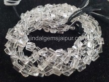 Crystal Quartz Faceted Nugget Beads -- CRTA17