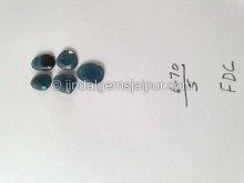 Blue Tourmaline Rose Cut Slices