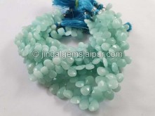 Amazonite Faceted Pear Beads -- AMZA29