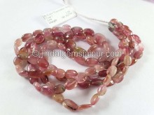 Bi Color Tourmaline Smooth Oval Beads