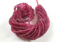 Rubellite Smooth Roundelle Beads -- RBLT72