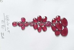 Rhodolite Garnet Rose Cut Slices -- DERHDLT25