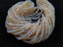 Off White Ethiopian Opal Smooth Roundelle Beads Off White Ethiopian Opal Smooth Roundelle Beads