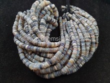 Australian Opal Faceted Tyre Beads